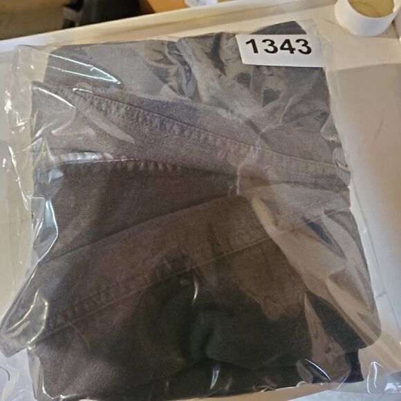 J. Jill Blazer Women Large Gray Twill Blend Button Jacket - Picture 7 of 7